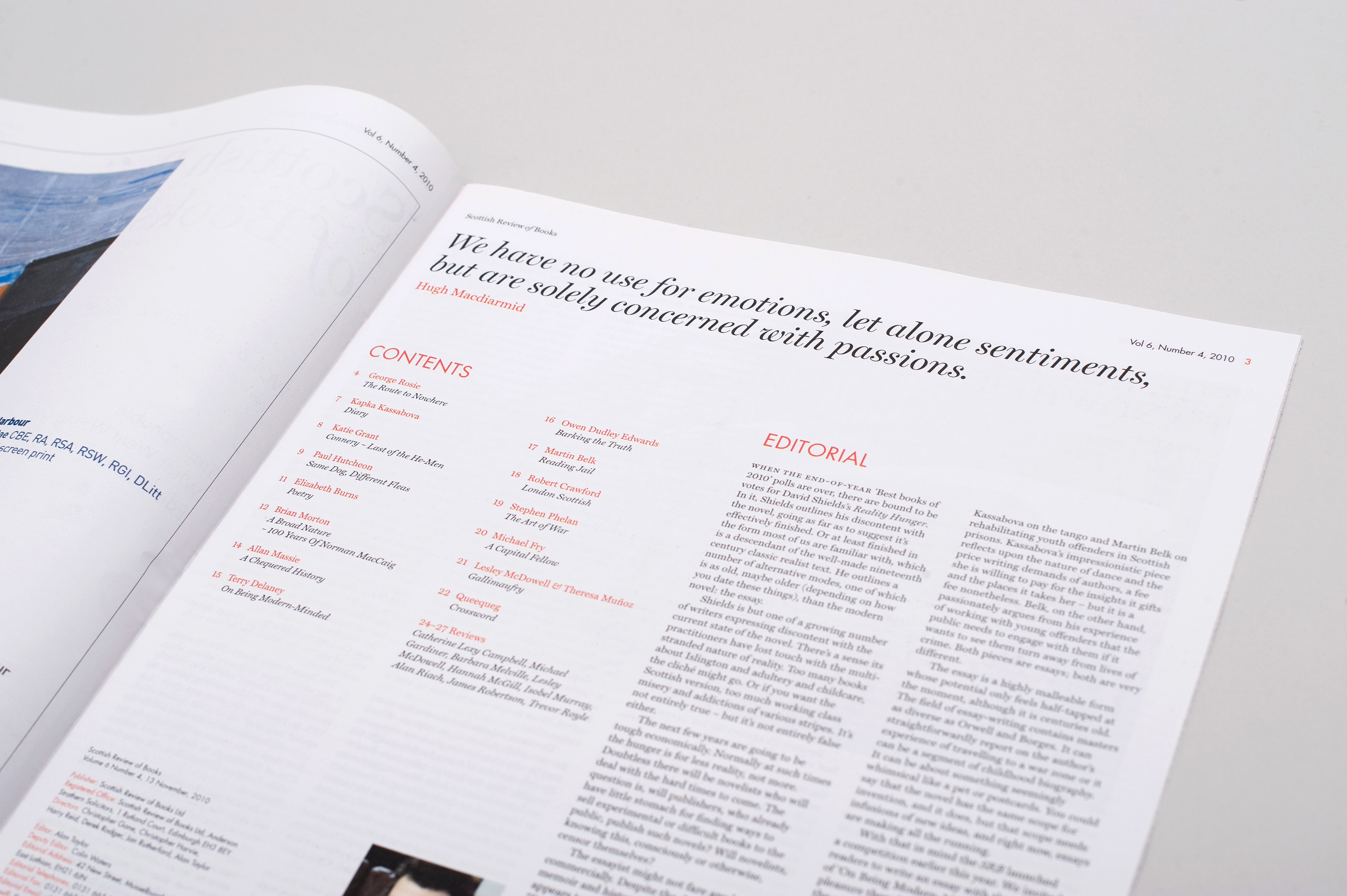 Scottish Review of Books inside cover
