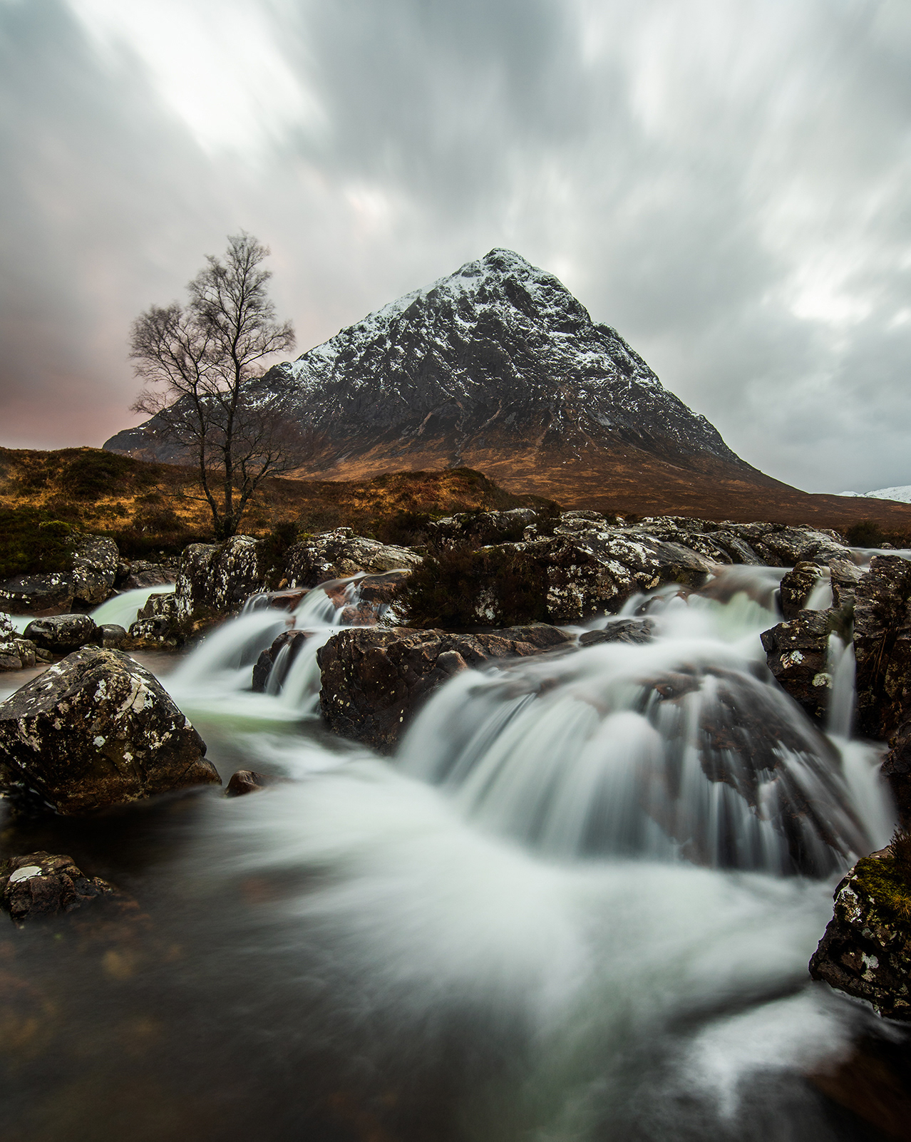 Waterfall- Buachaille Etive Mor