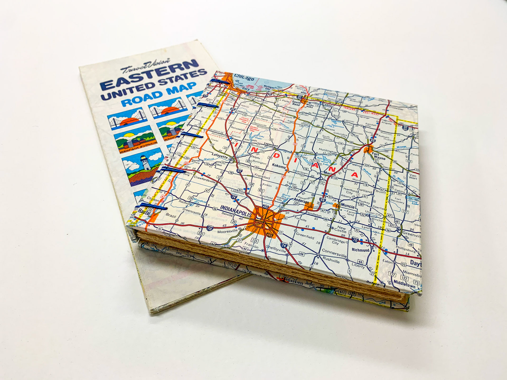 Secret Belgian Binding, road maps (IN, USA)