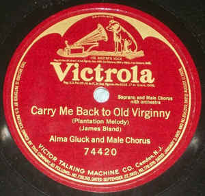 "Carry Me Back to Old Virginny" by James Bland