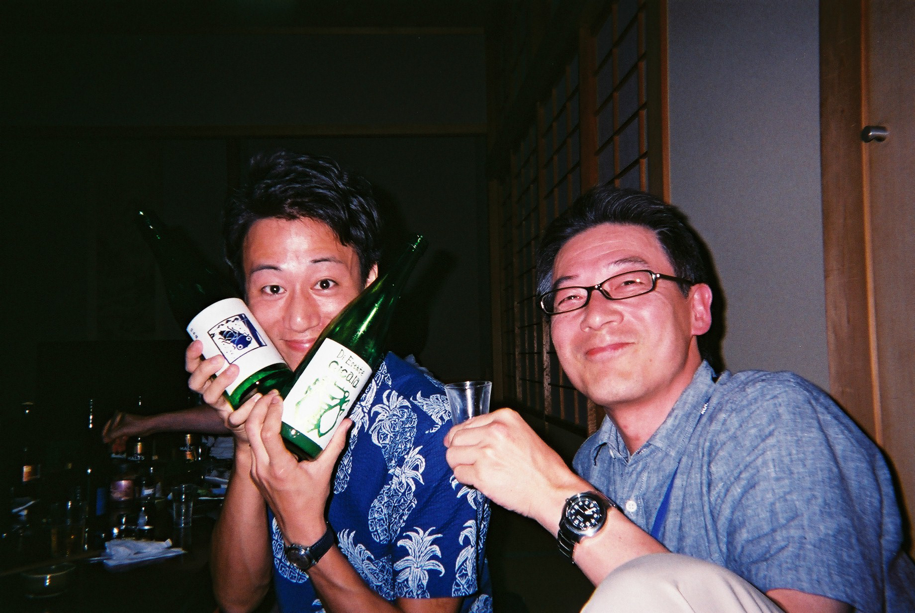 Good team dinners begin with good sake