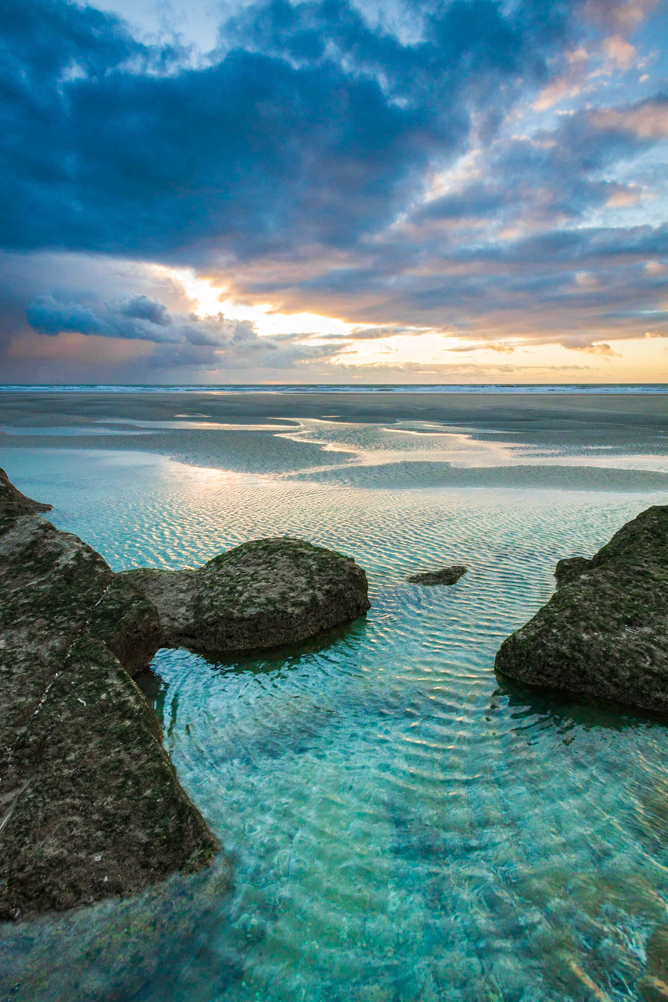 Eau turquoise à Equihen-plage