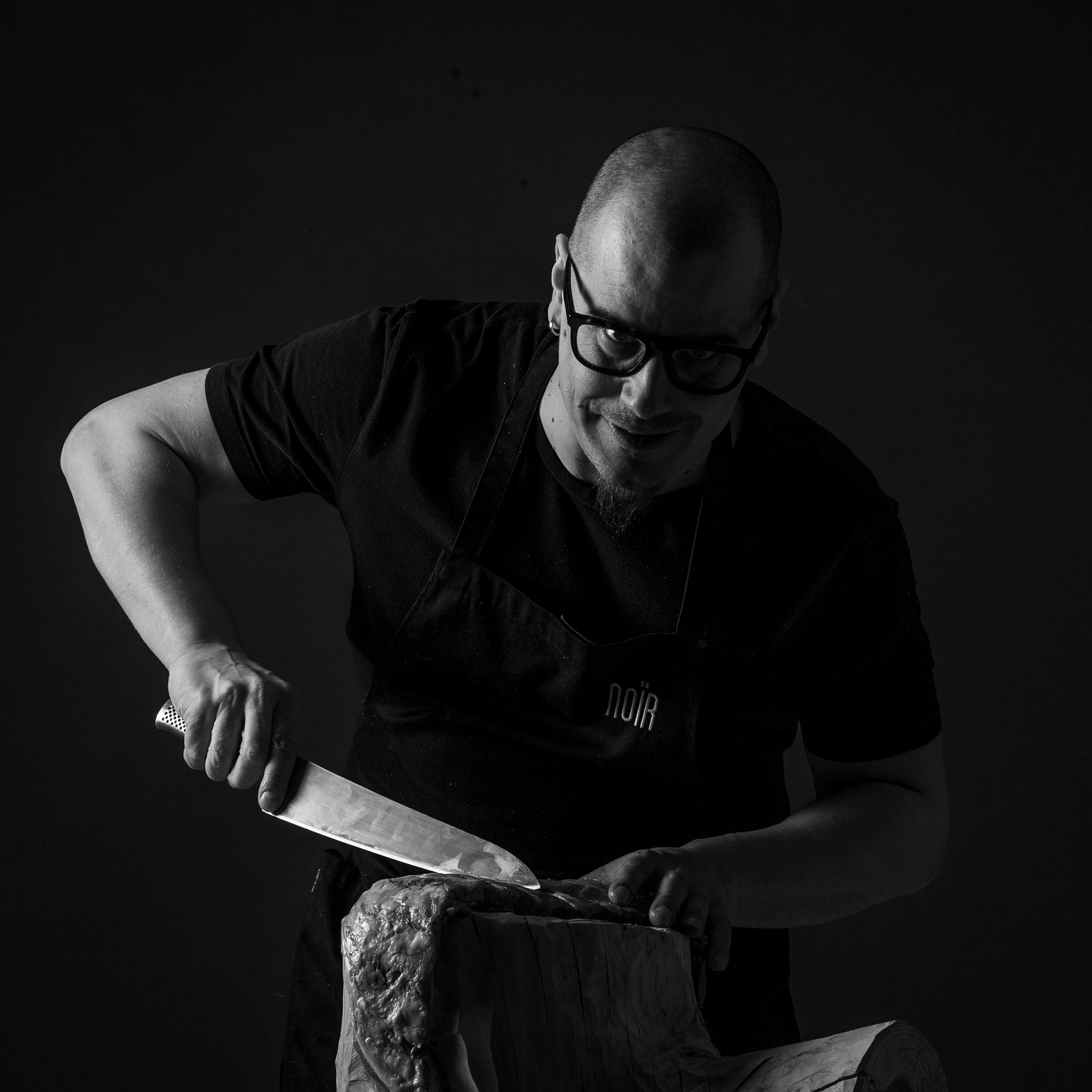 Noir chef Nicola Cavallin