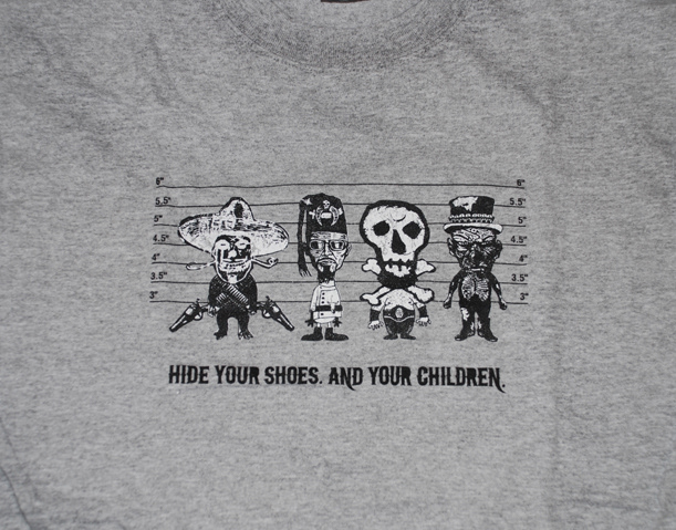 Police lineup t-shirt