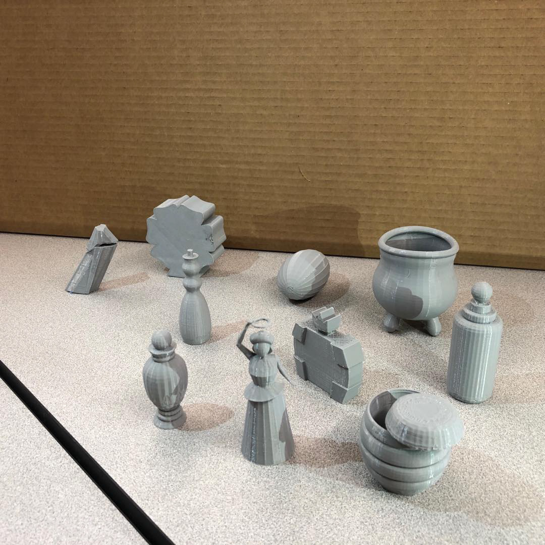 3D Printing Experiments at CSUN Package Design Class