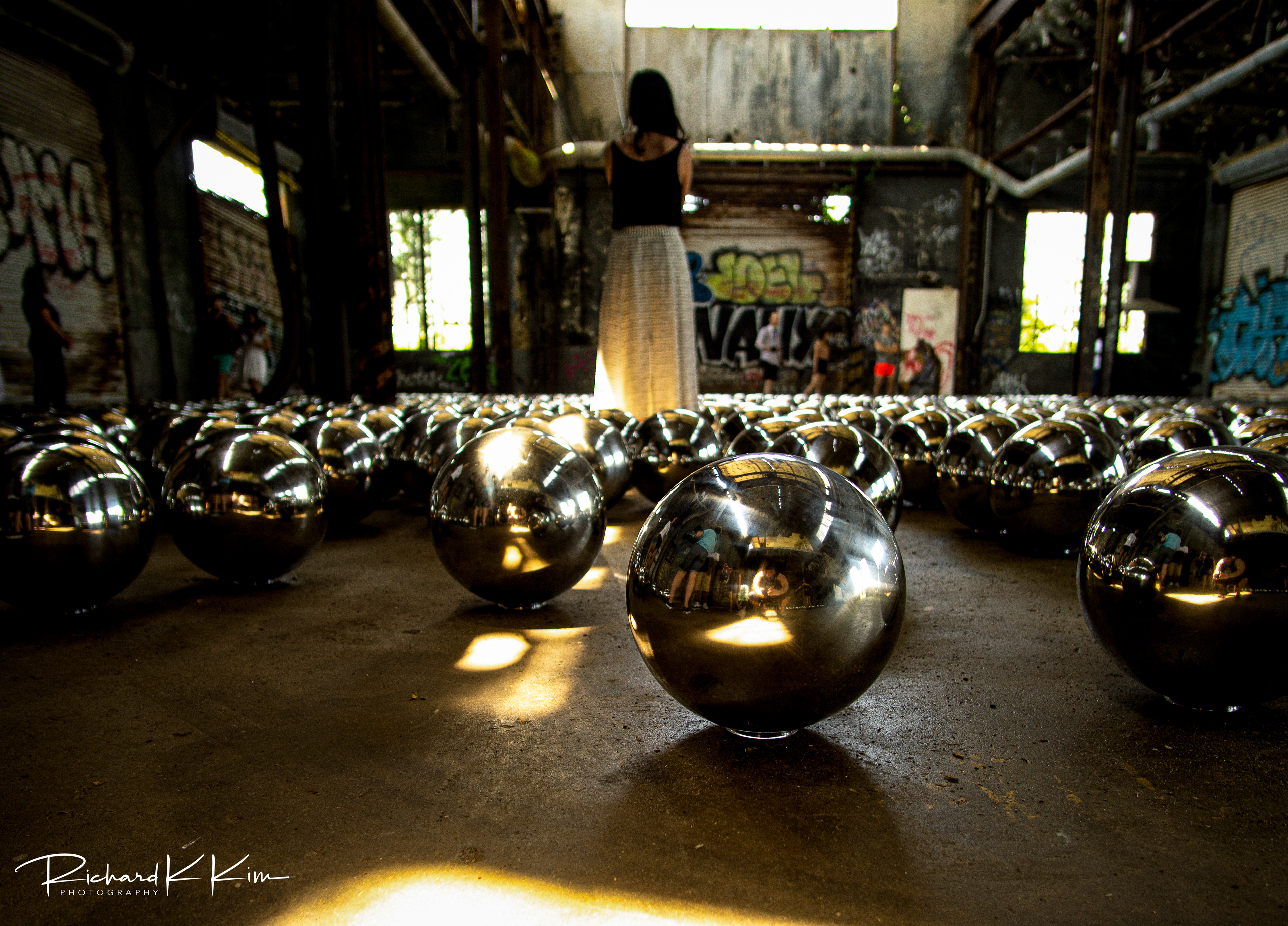 Narcissus Garden by Yayoi Kusama (Rockaway Beach, NY)