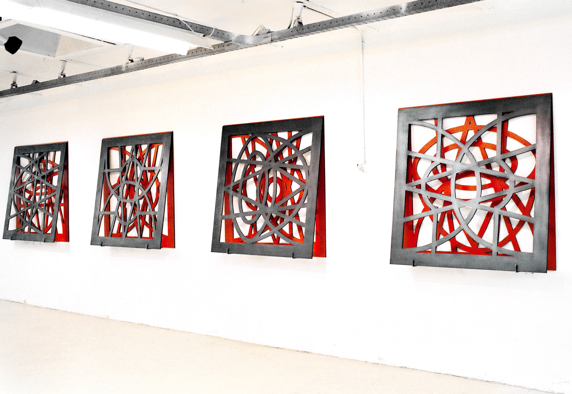 SPACIAL DRAWING 1992 - mixed media