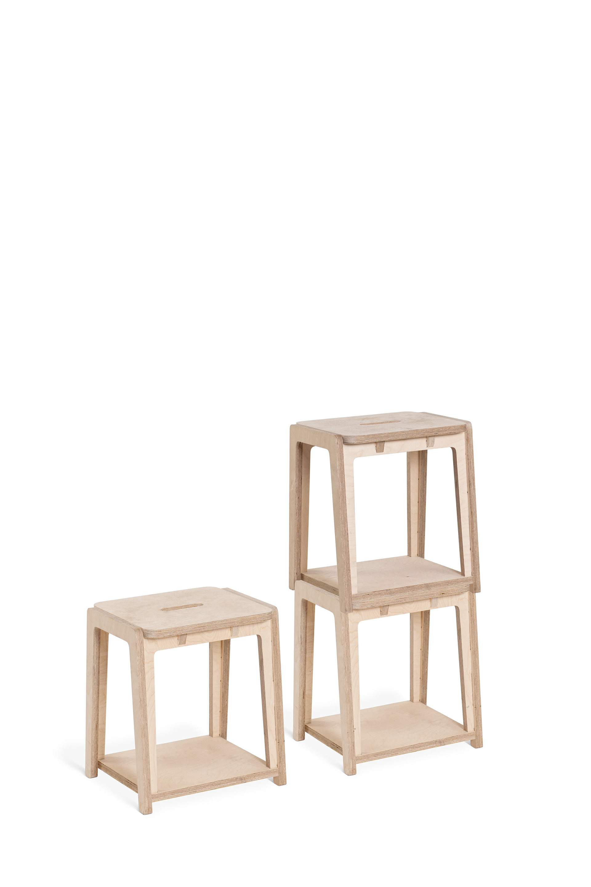 Low Stool & Shelf
