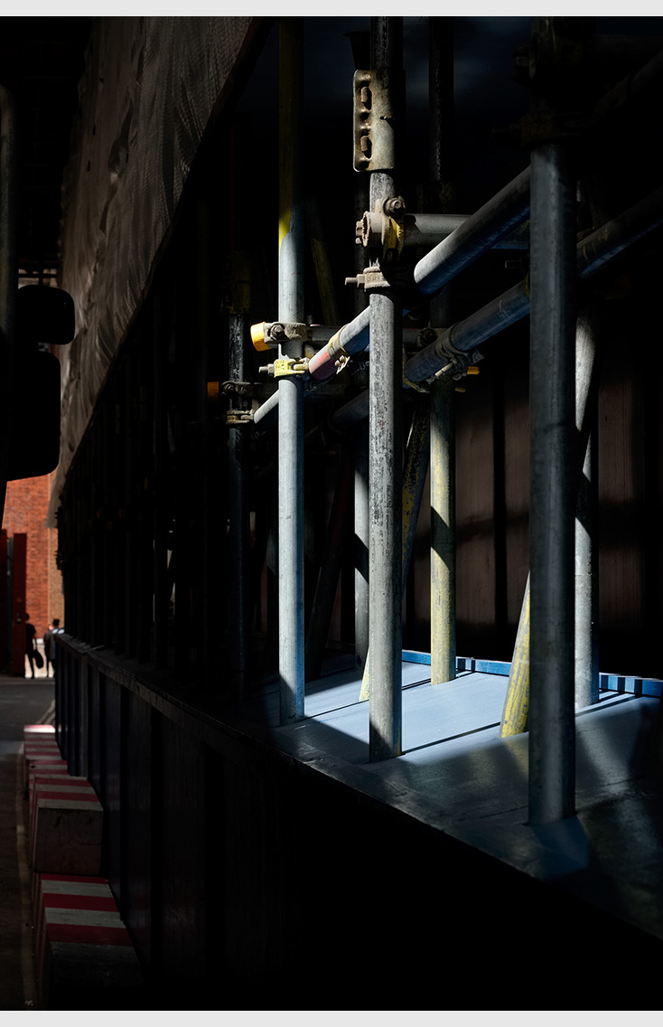 krystina stimakovits, photography, art photographer, urban, abstraction, krystinastima, london, stima-images, myportfolio, Manual Labour Lullaby, work sites, traces of work, labour, break, stillness, in limbo, materials, ladders, resting, unfinished business, traces of human action, moody, in progress, expectation, site works, manual labour