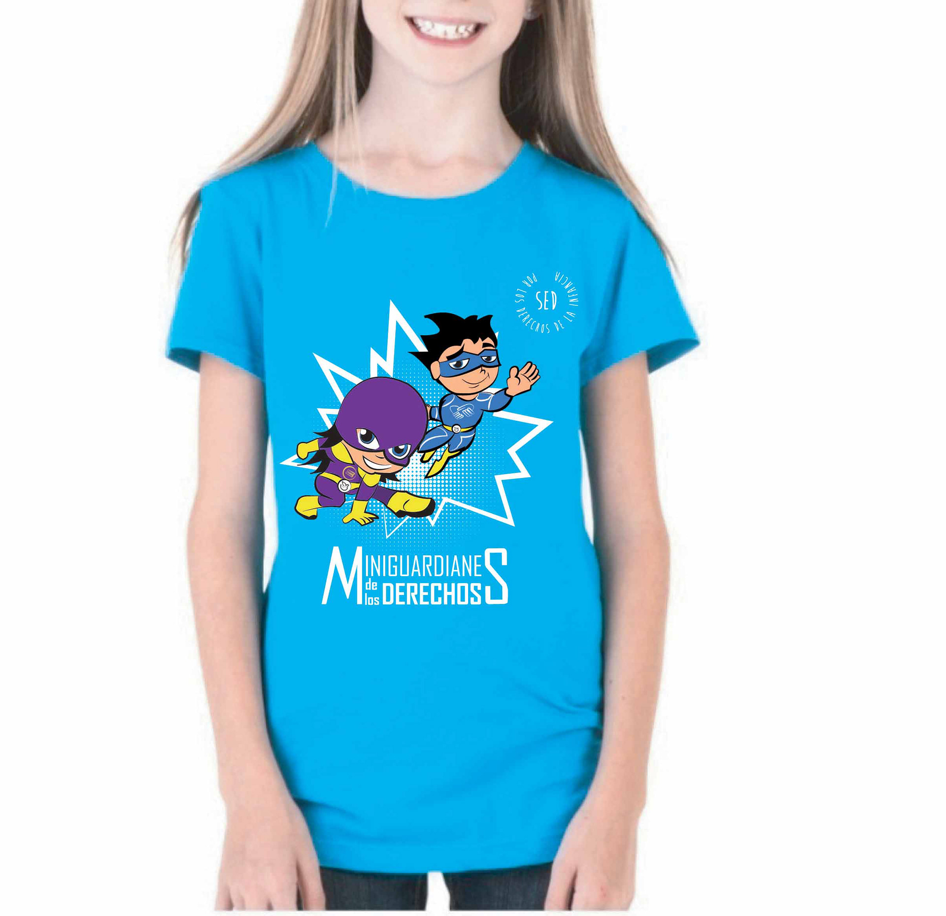 Merchandising Miniguardianes de los Derechos camiseta