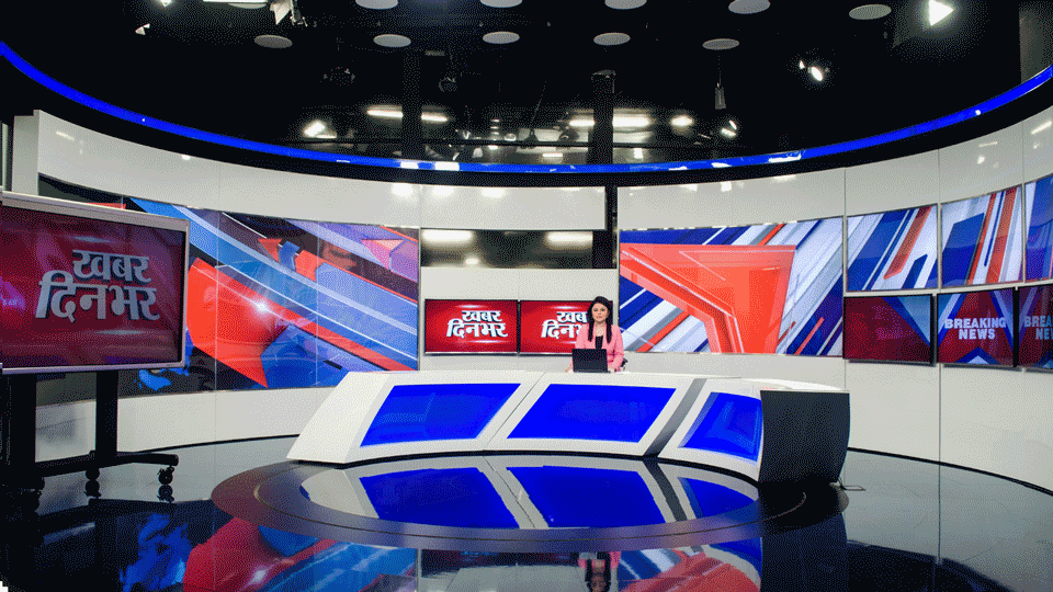 The Wall Panels Can Be Parted To Reveal Newsroom Currently Under Renovation Behind Frosted Film Which When Ready Will House 140 News Desks The Wall Panels Can Be Parted To Reveal Newsroom Currently Under Renovation Behind Frosted Film Which When Ready Will House 140 News Desks