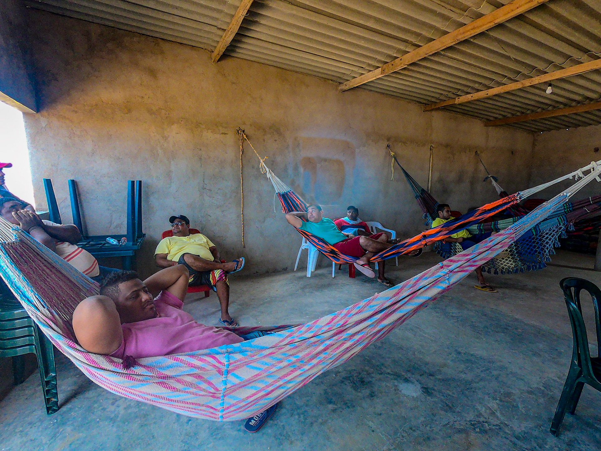 les hamac du ranch de Punta Gallina