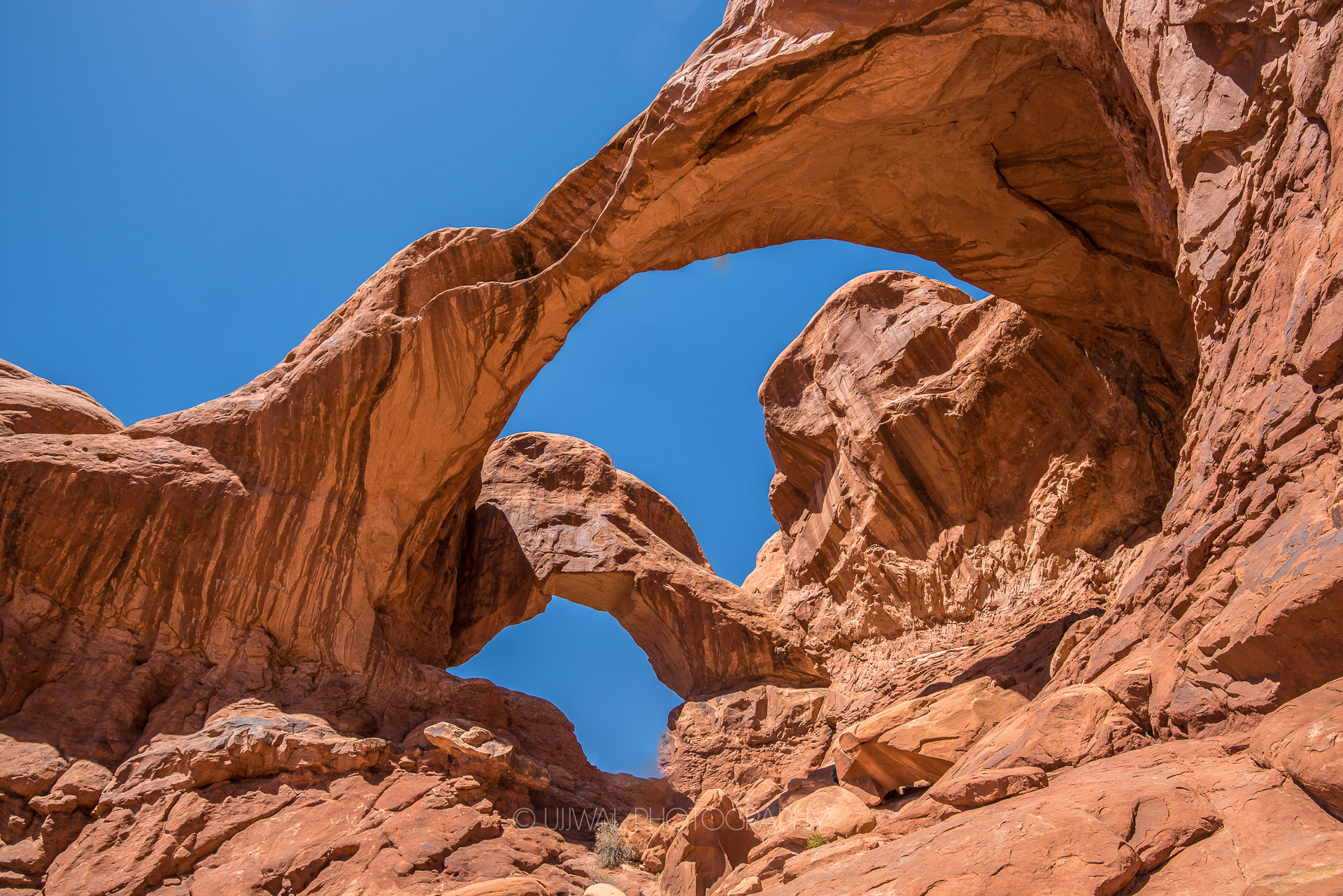 Double Arch, Arches National Park, Utah, USA
