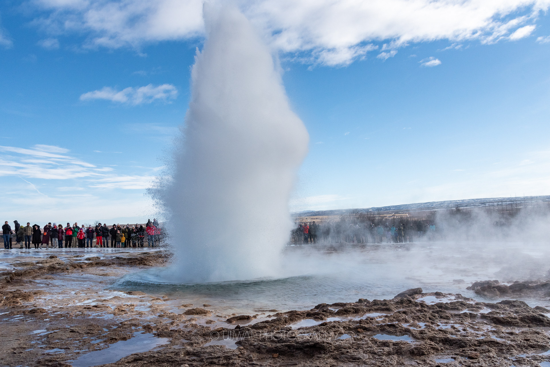 Famous Strokkur Geysir Golden circle