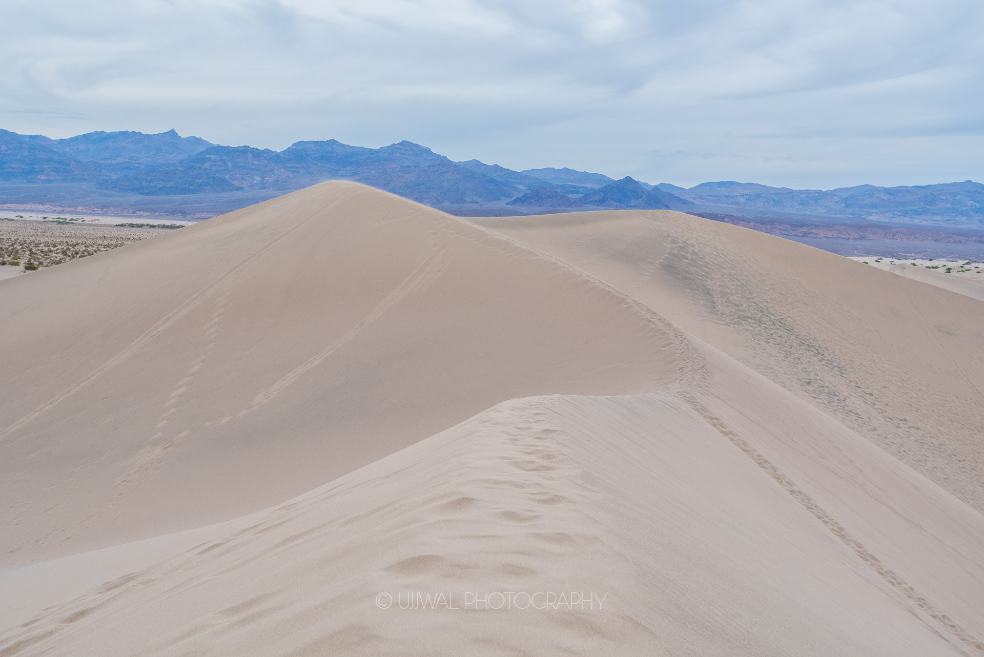 Mesquite Sand Dunes at Death Valley National Park, California, USA