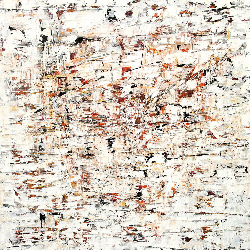 SILENCE NO.12 oil on canvas, 24 by 24 inches, 61 x 61 cm, 2004
