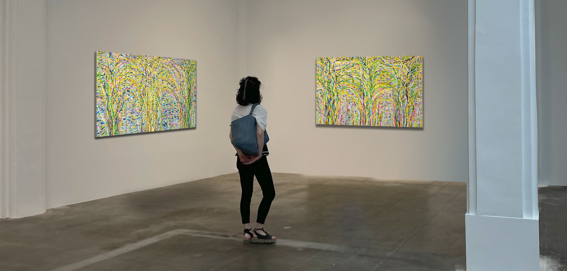 'OUT OF THE WOOD' and 'INTO THE WOOD' at the Salon Arts District Los Angeles 2021
