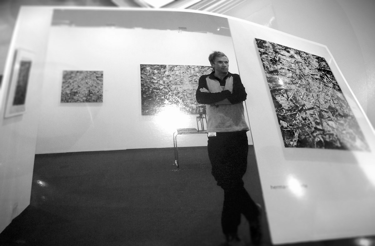 ART KARLSRUHE 2014 HERMANN LEDERLE AT ARTHEA GALERIE, FOTO ©JO GOERTZ