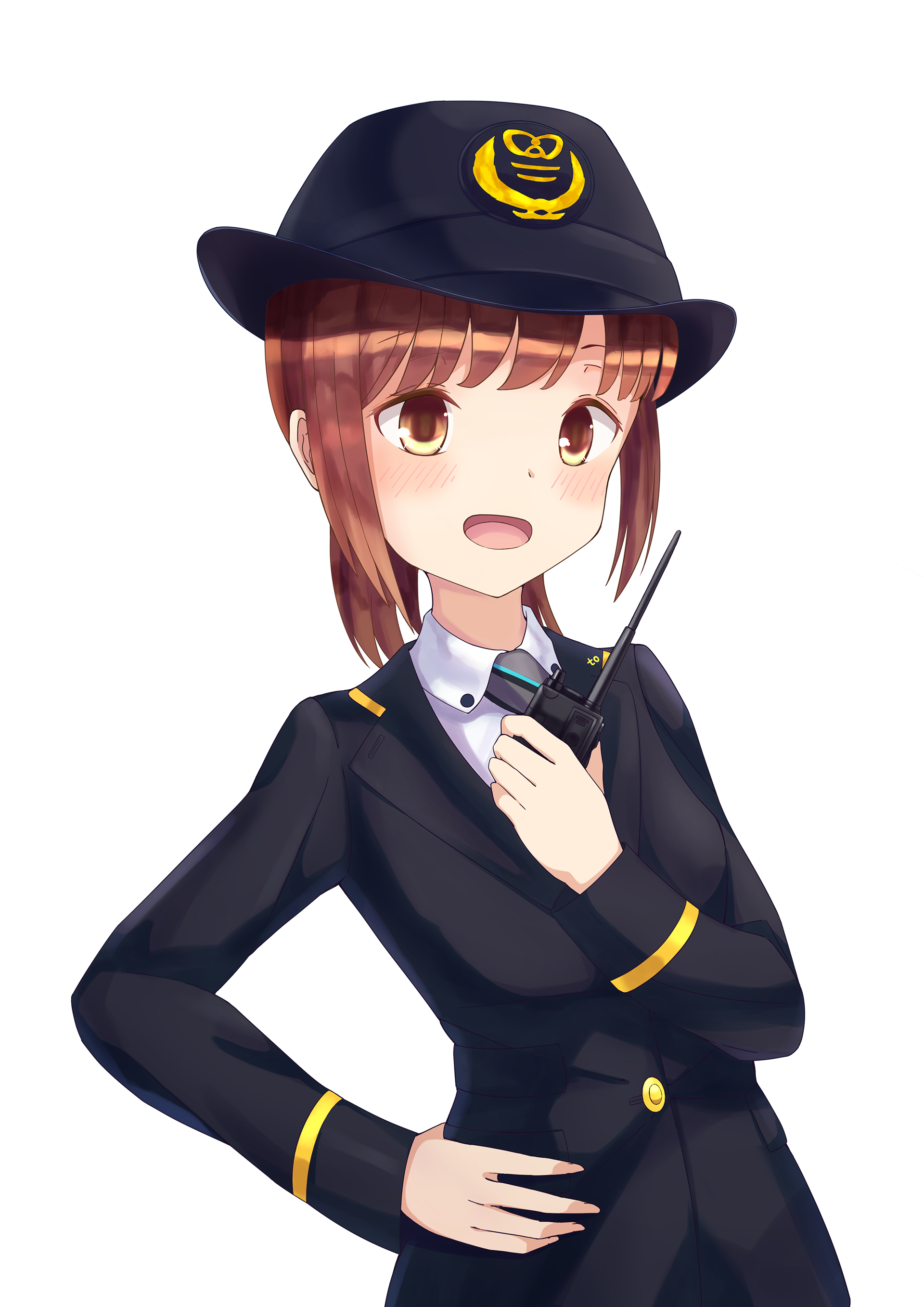 Illustrator Standtree 駅員さん
