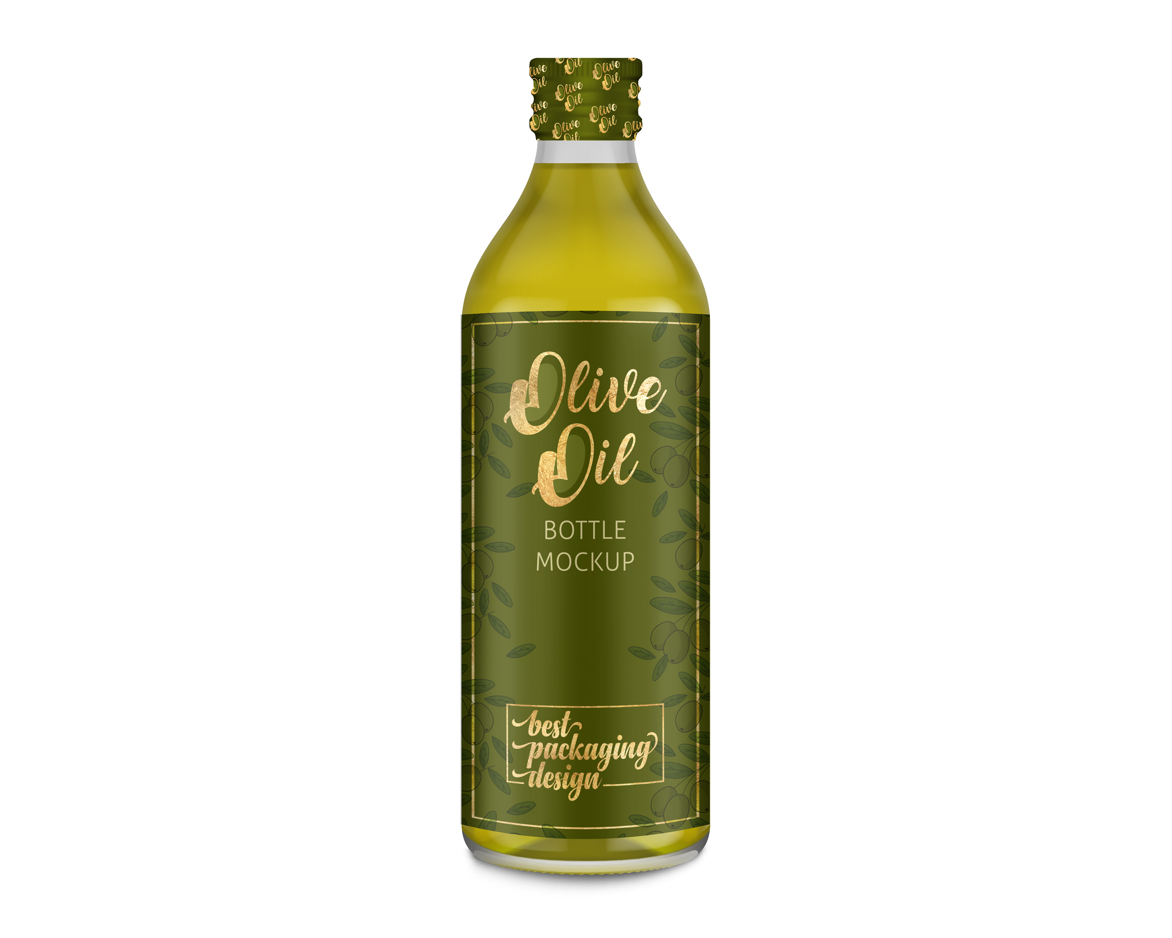 Download Anchal Kharbanda Olive Oil Bottle Mockup
