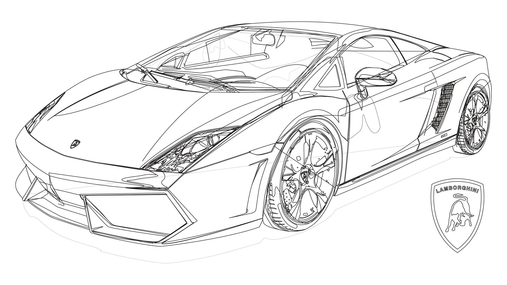 VertigoPrints.com - Lamborghini Illustration