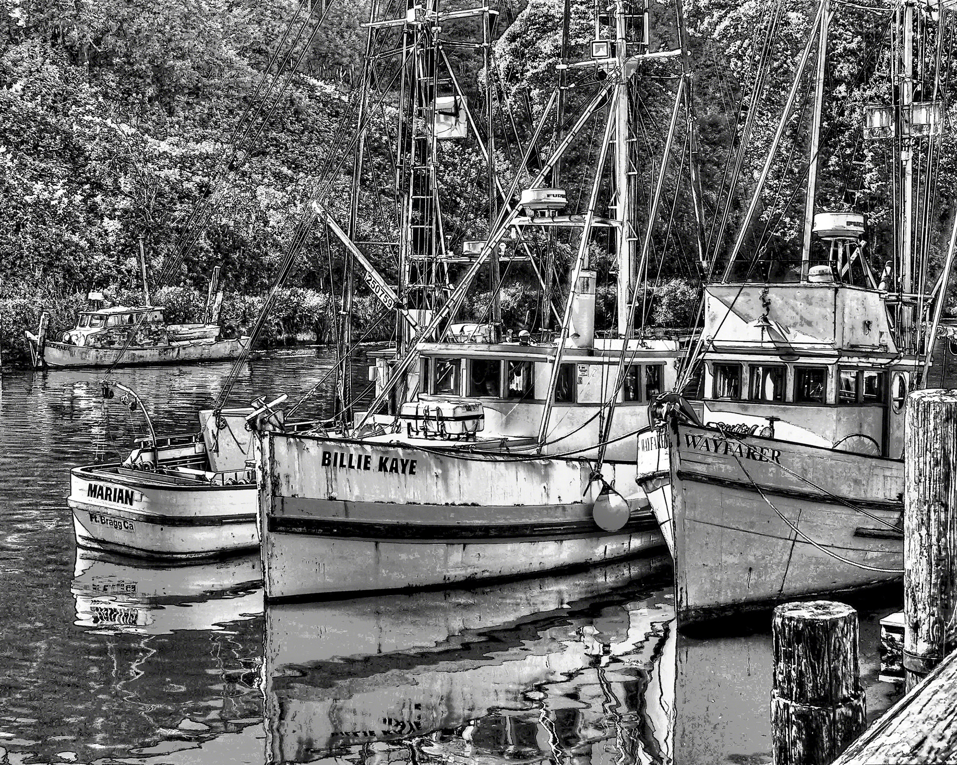 Fishing Boats Fort Bragg