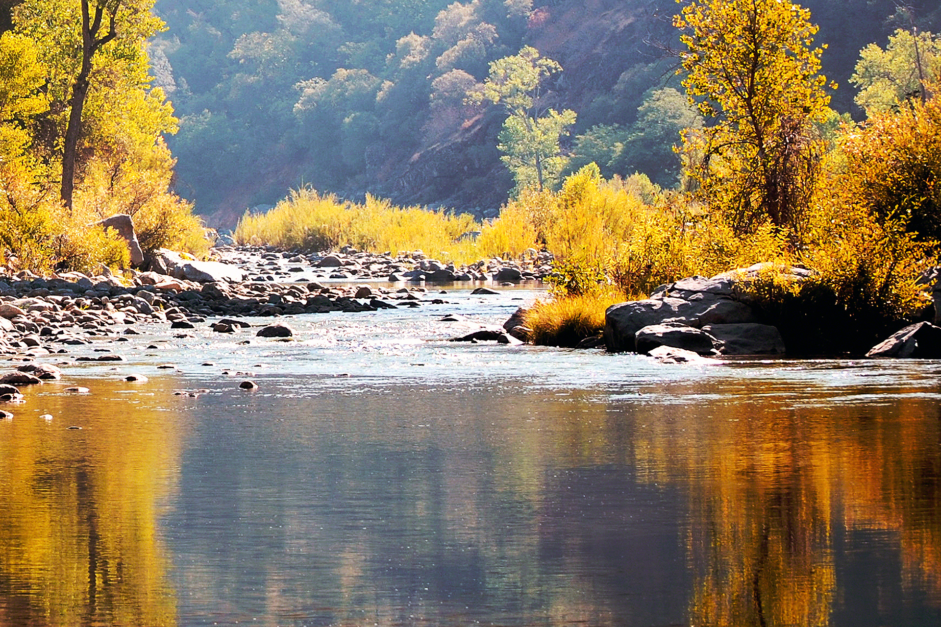 Morning Reflections of Fall
