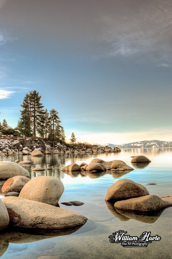 Tahoe Blue Winter Sand Harbor