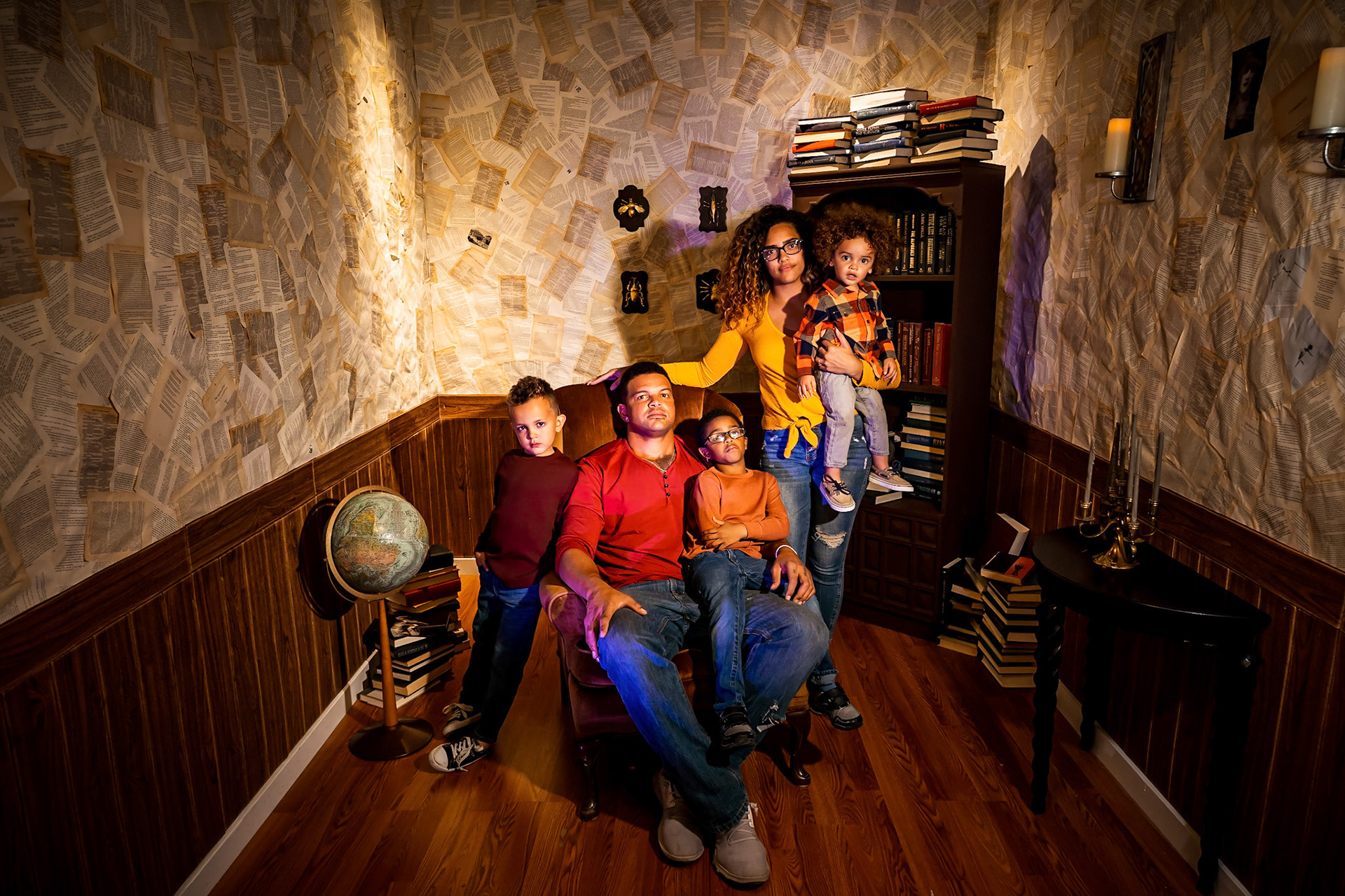 Fun family portraits at Wonder Wonder in Boulder, CO