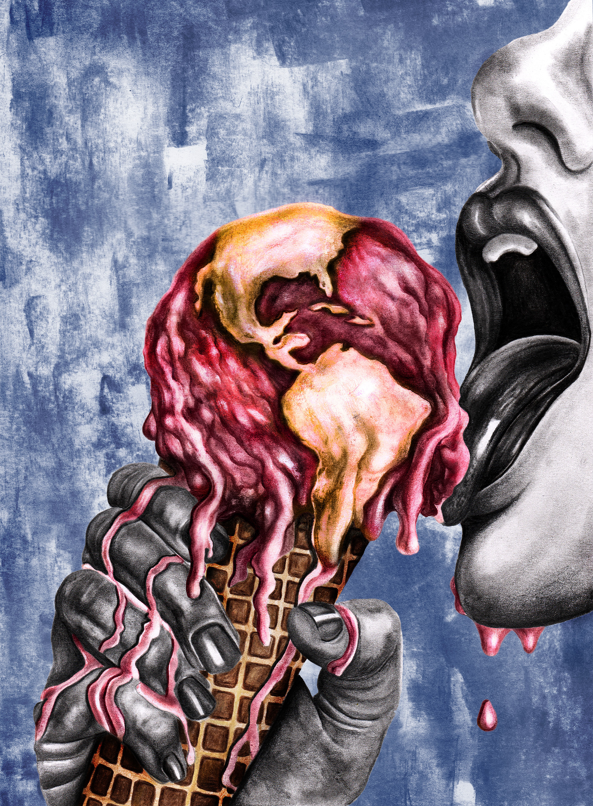 "Melting" Personal Work about the human impact on global warming