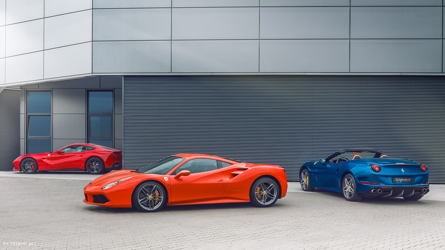 Ferrari F12 Berlinetta. ferrari 488 gtb i ferrari califorania t. Ferrari Katowice. Fotografia motoryzacyjna CZASAMI.pl