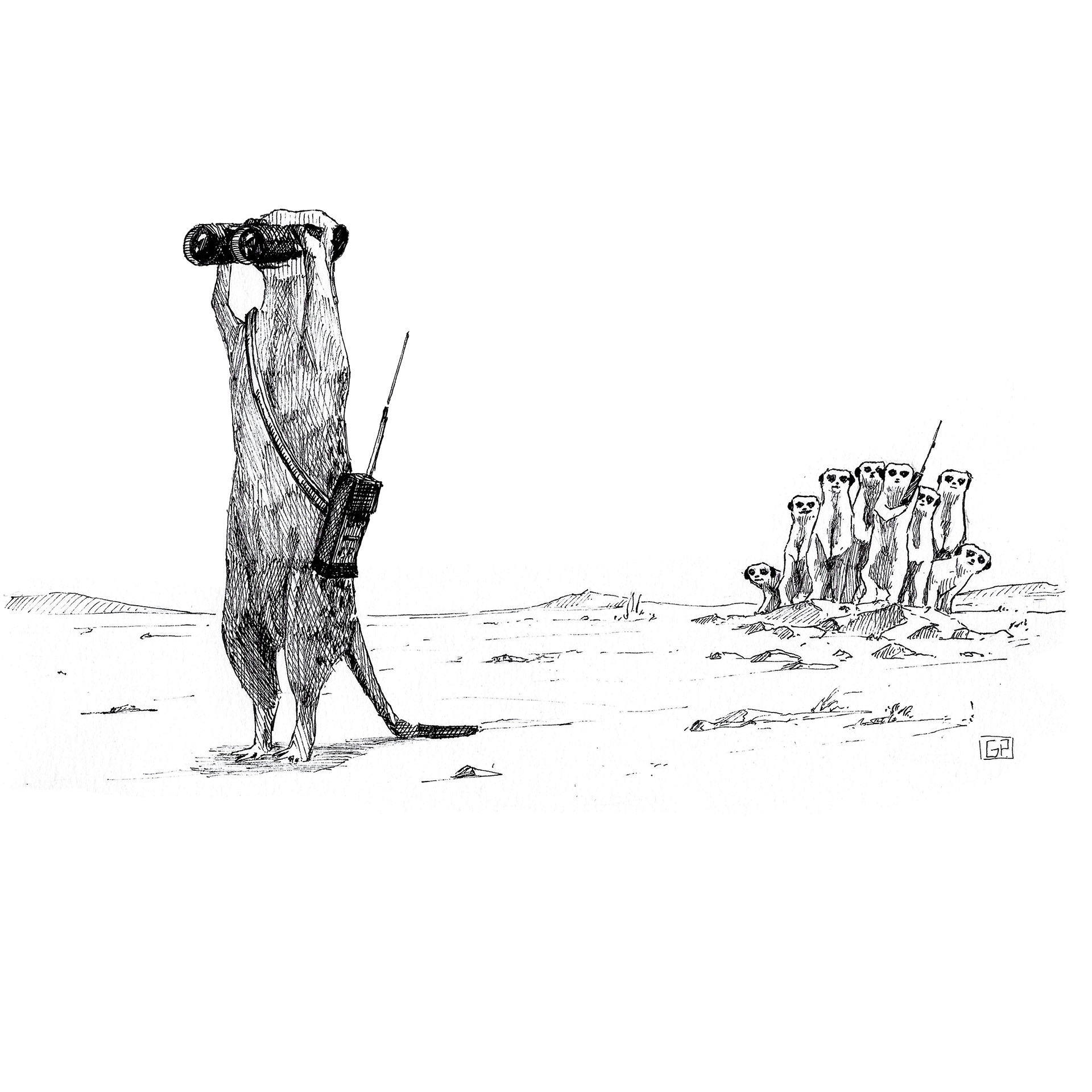 Outpost - Inktober #15