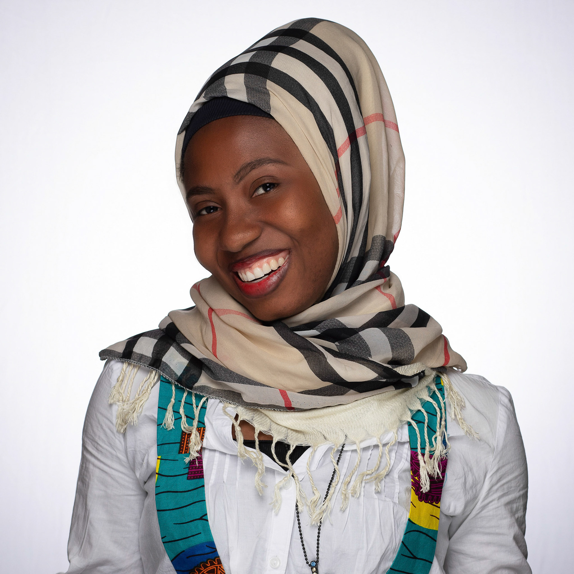 Nafisatu Bukari is a MSc. student in Human Nutrition.  This was a quick headshot for the Mastercard Scholars program, but I think the more people see this smile, the better the world will be.