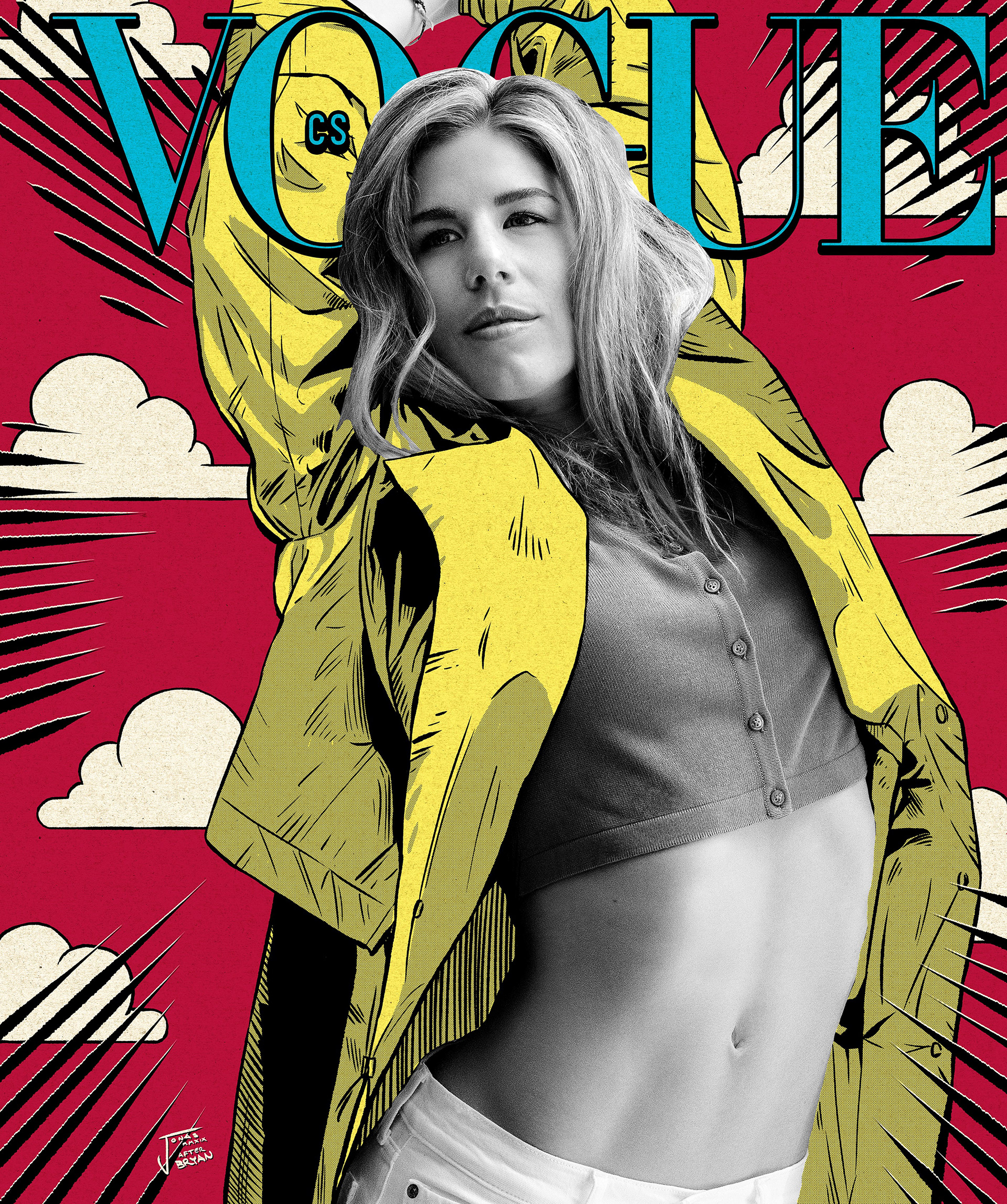 Cover of Vogue Magazine, 2019. Photo by Bryan Adams.