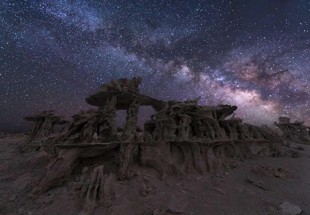 Sand Tuffa City Milky Way