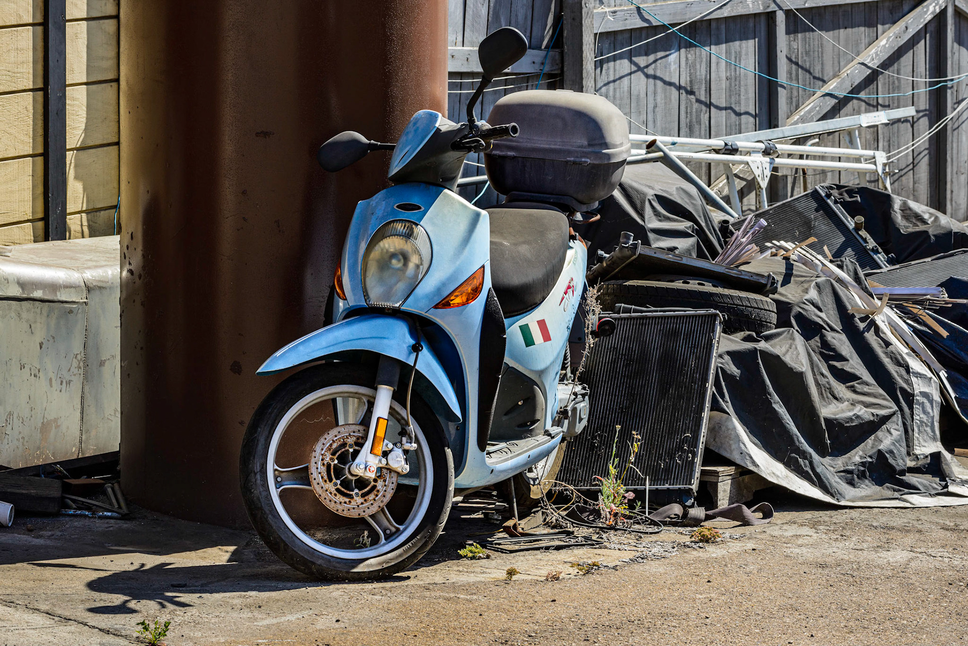 Along Kettner Blvd, Little Italy, San Diego, 2016