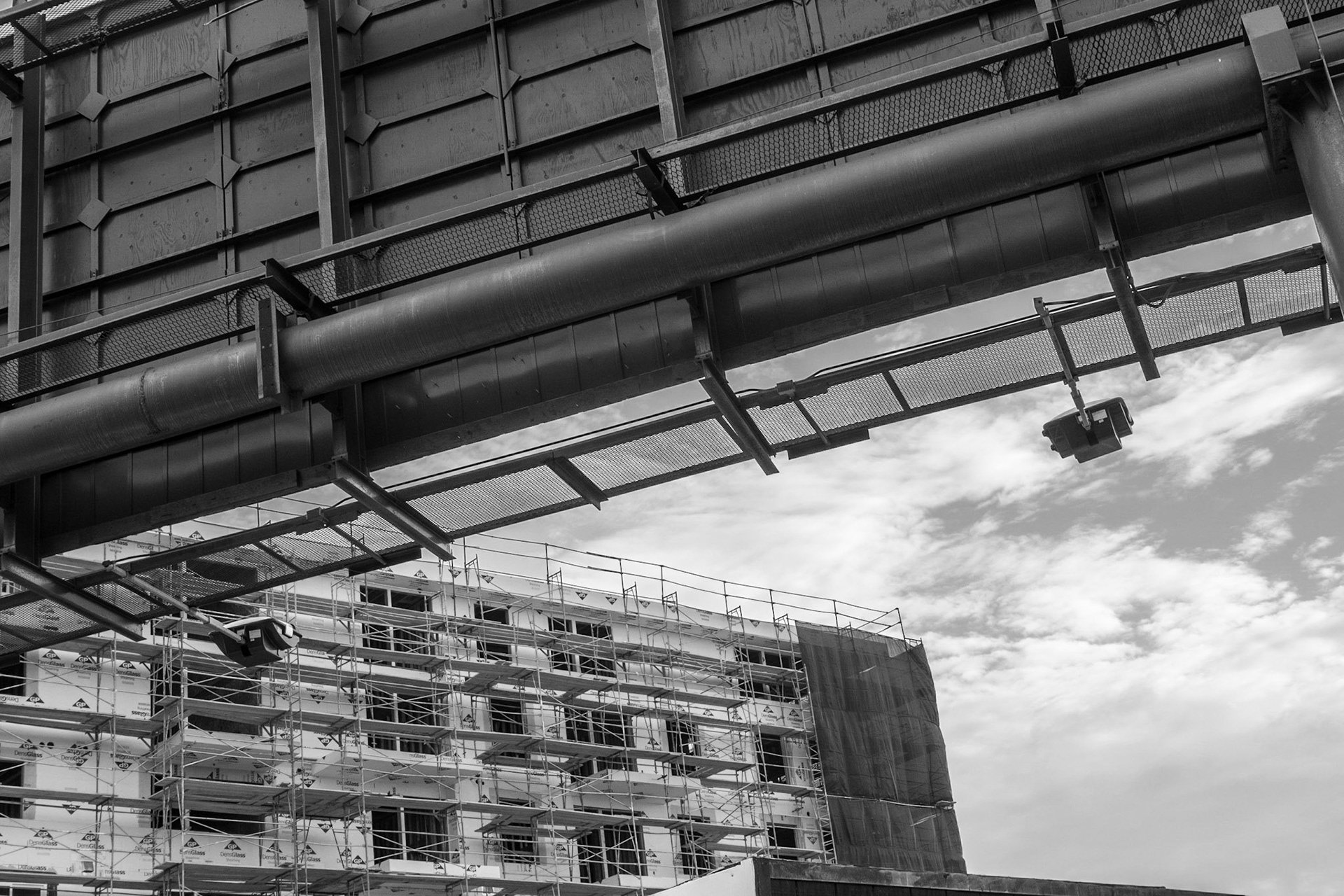Bill Board and Construction, Along Kettner Blvd, Little Italy, San Diego, 2013