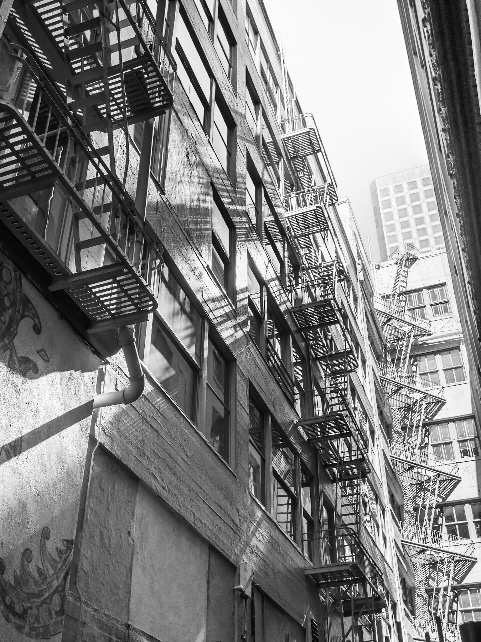 Downtown San Francisco Alley, 2012