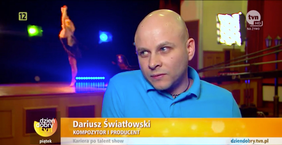 Dzień Dobry TVN Kompozytor i producent Dariusz Swiatlowski DDTVN