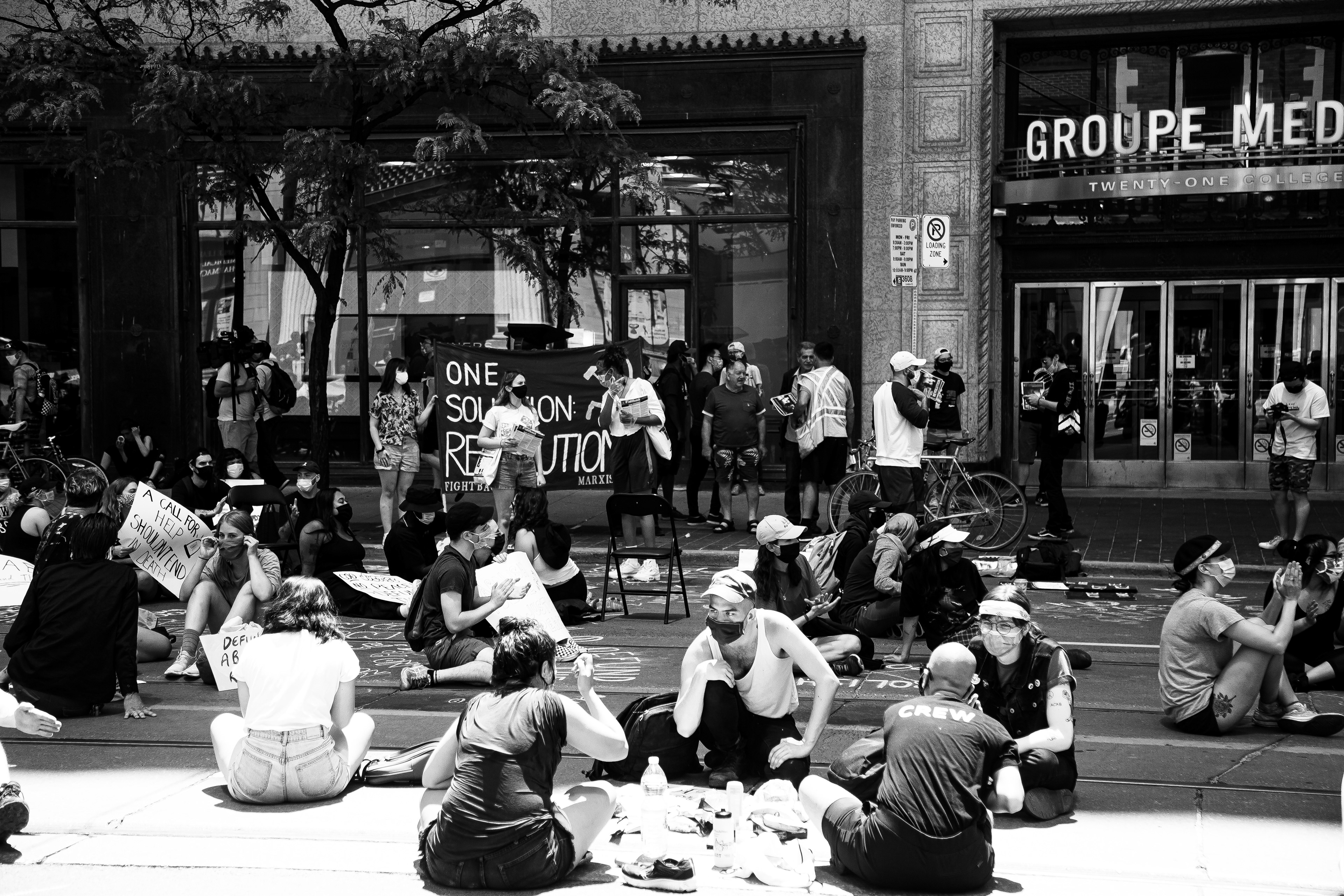 BLM 'Occupy Bay Street' / Toronto, ON / 2020