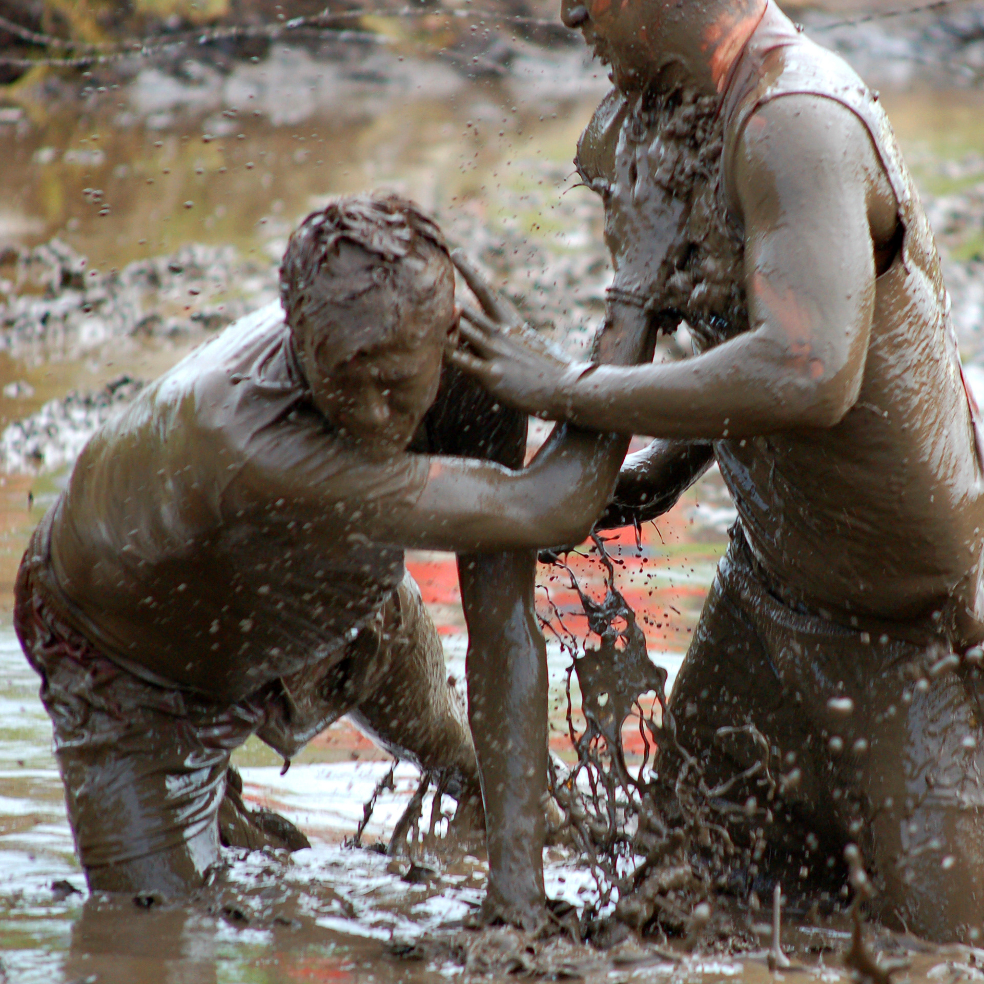 Mud's. Грязь. Борьба в грязи мужская.