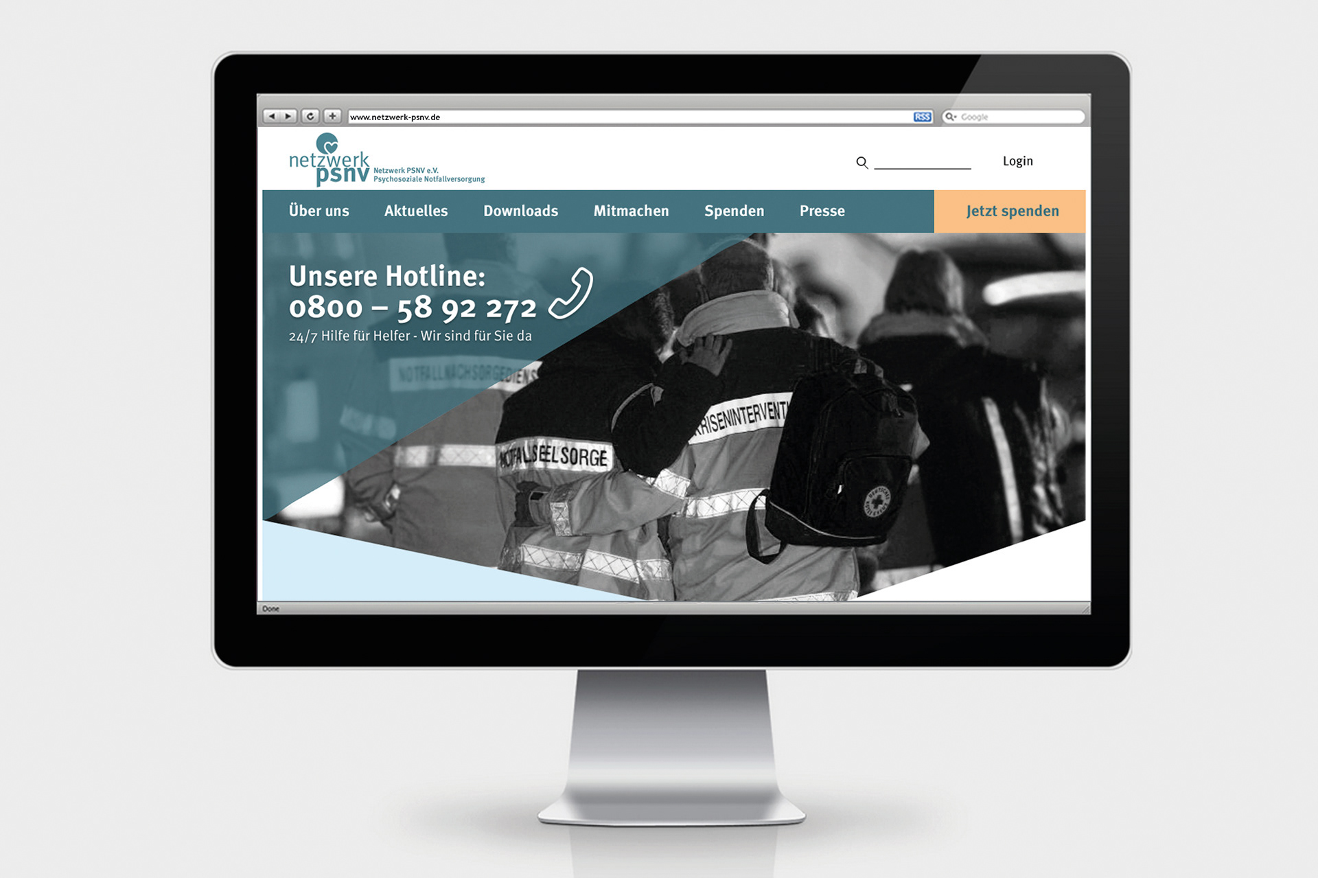 Prototyping Landingpage "psnv"