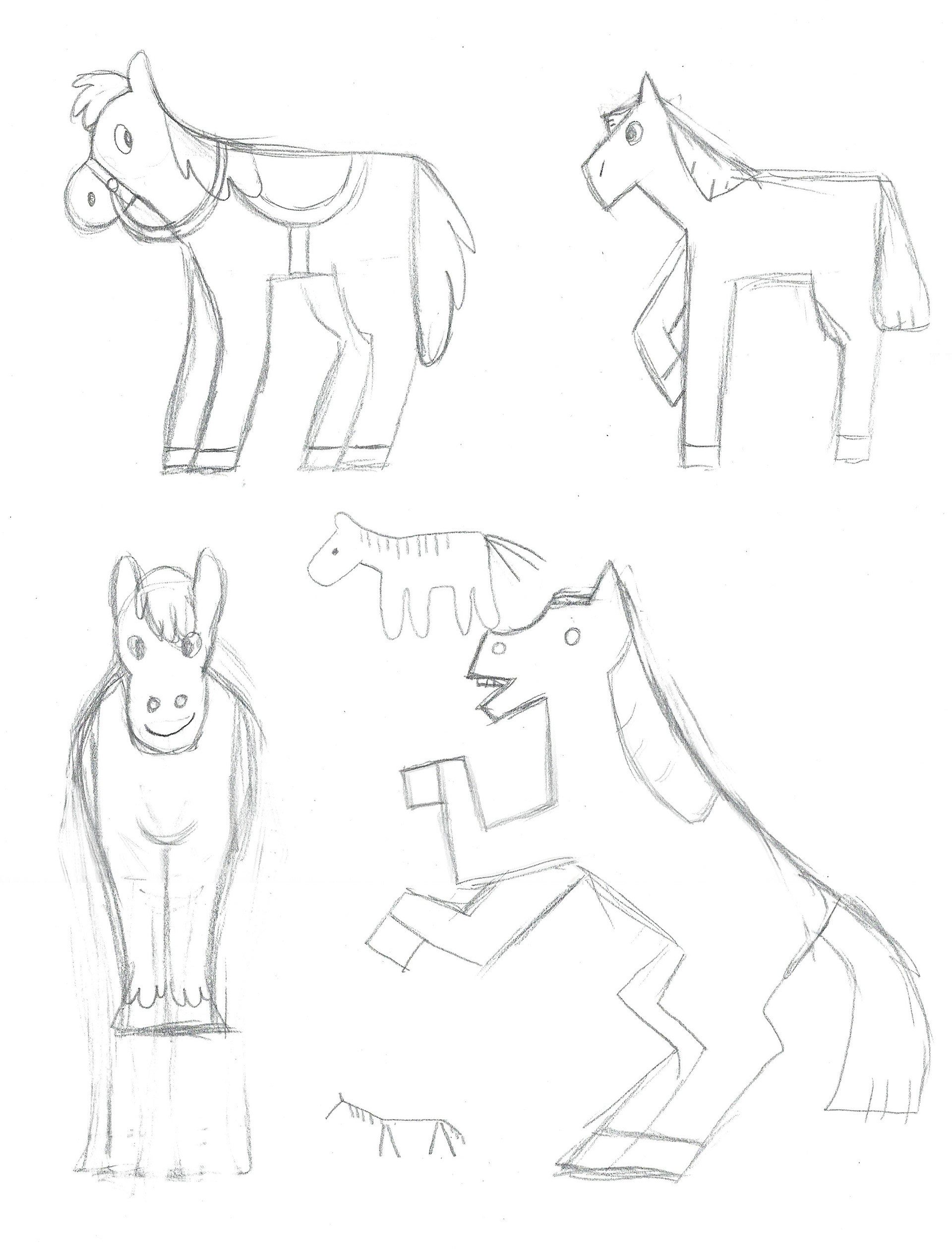 Flat horses