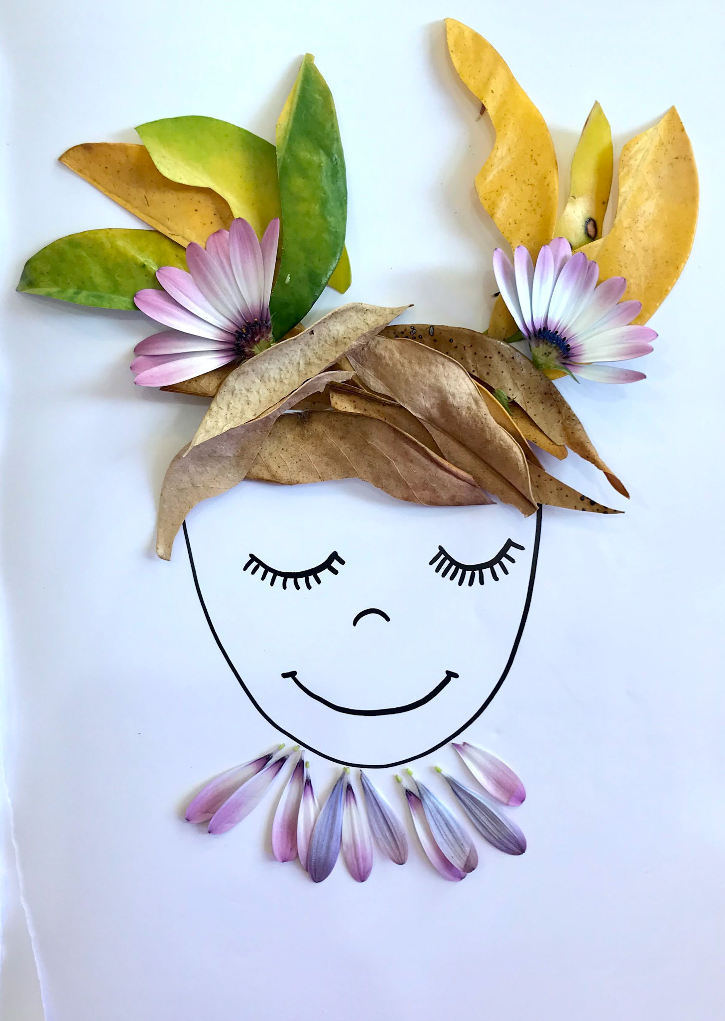 Danika's leaf portrait