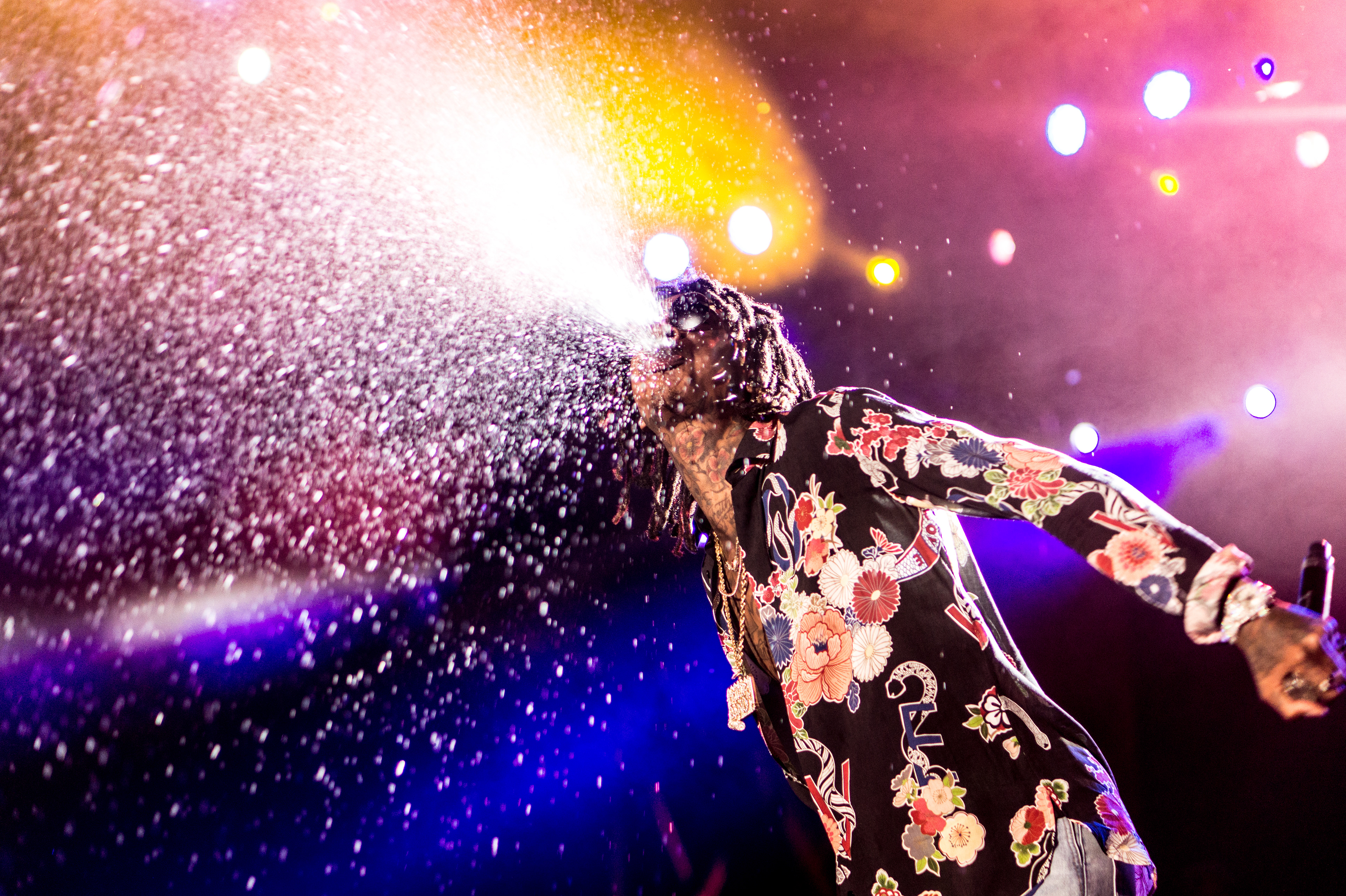 Wiz Kalifia live at Bunbury Music Festival in Cincinnati, OH