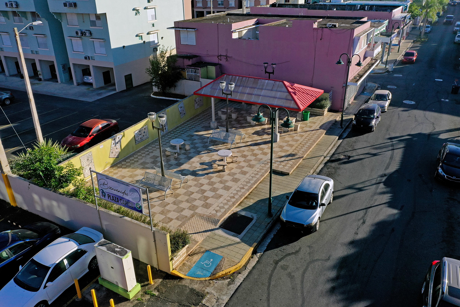 Plaza en Barceloneta