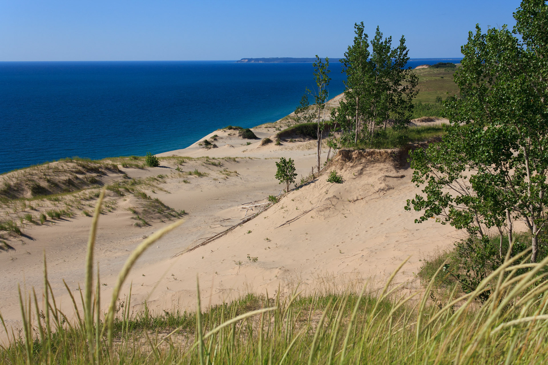 South Manitou Island and the Sleeping Bear Dune, Sleeping Bear Dunes National Lakeshore, Michigan