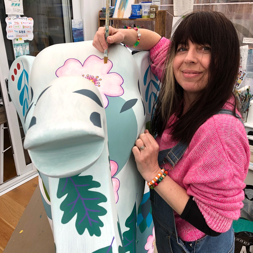 Worcester Big Parade Trail 2021. Sculpture sponsored by Sanctuary Group. Raising Funds for St Richard's Hospice