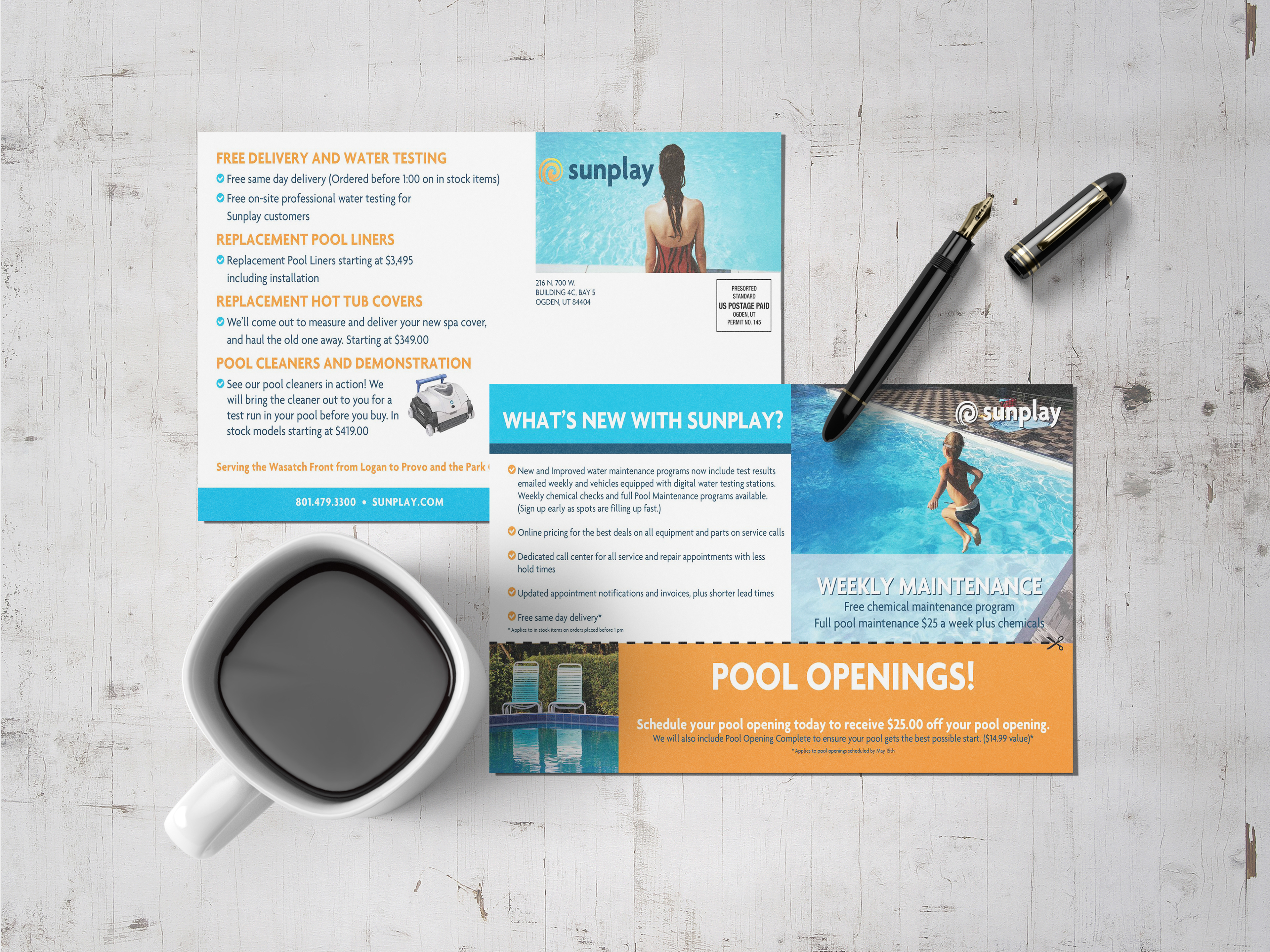 Sunplay Direct Mailing Postcard