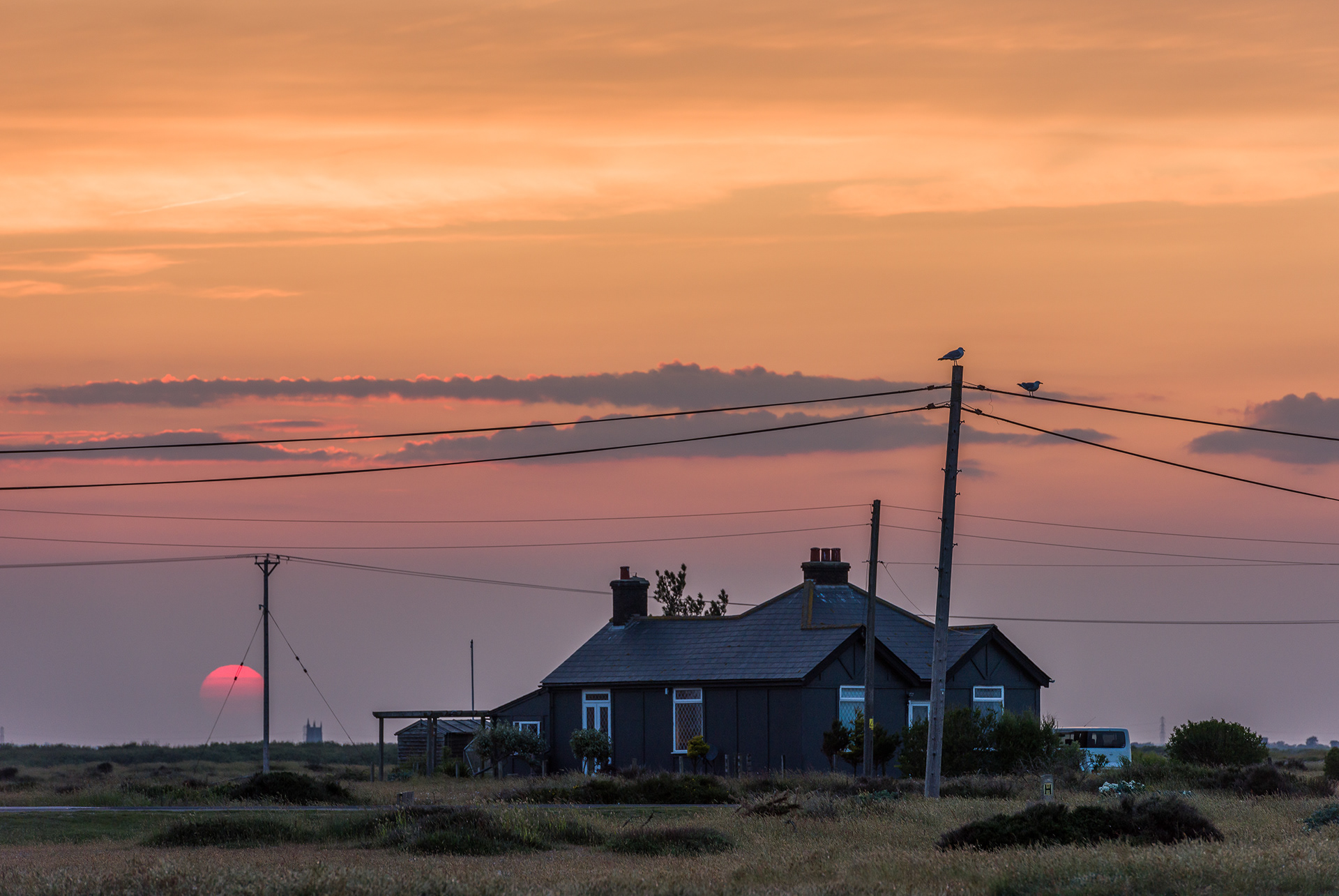 marcin noga, hackney, photograph, photographer, photography, London, studio, photo shoot, image, picture, fine, art, artist, British, award, winning, exhibition, editorial, uk, light, magazine, nikon, otus, lens, portfolio, interesting, Britain, dusk, golden hour, blue hour, sunset, landscape, view, travel, sky, place, nature, best, location, clouds, perspective, interesting,  marshes, romney, sunset, dungeness, 